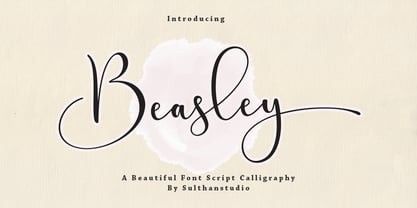 Beasley Font Poster 1