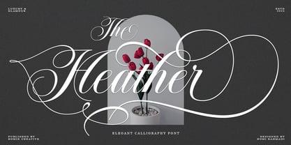 The Heather Font Poster 1