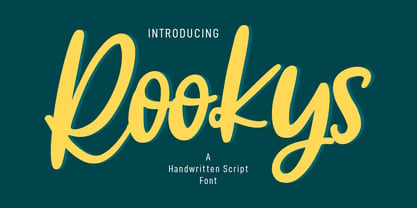 Rookys Font Poster 1