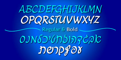 Komunidad Hebrew Script Font Poster 2