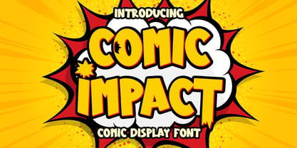 Comic Impact Font Poster 1