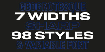 Geogrotesque Sharp Font Poster 12