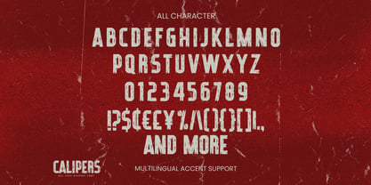 Calipers Font Poster 6