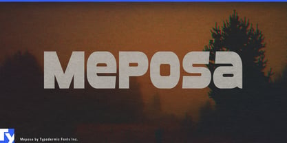 Meposa Font Poster 1