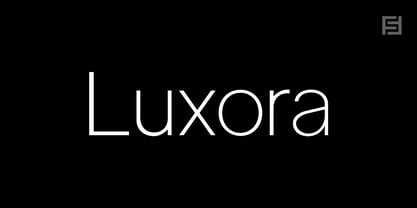 Luxora Grotesk Fuente Póster 1