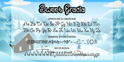 Sweet Gracia Font Poster 5