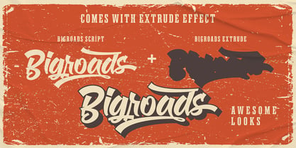 Bigroads Script Font Poster 3