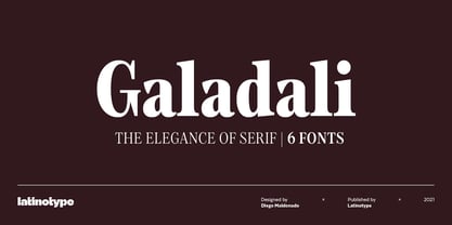 Galadali Font Poster 1