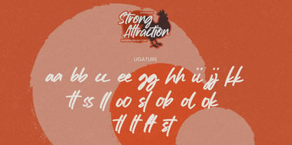 Strong Attraction Font Poster 7