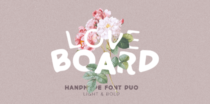 Love Board Font Poster 1