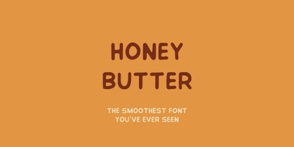 Honeybutter Font Poster 1