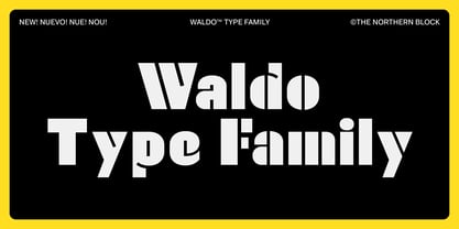 Waldo Font Poster 1