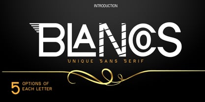 BLancos Font Poster 1