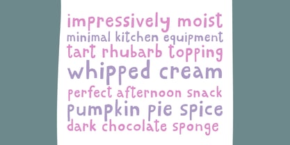 Overly Sweet Font Poster 3