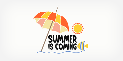 Summer Motion Font Poster 2