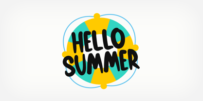 Summer Motion Font Poster 3