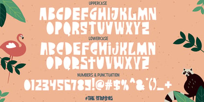 The Strattos Font Poster 3