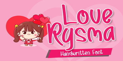 Love Rysma Font Poster 1