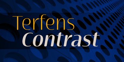 Terfens Contrast Font Poster 1