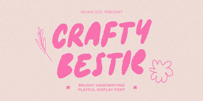 Crafty Bestie Font Poster 1