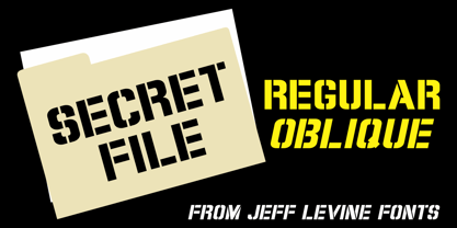 Secret File JNL Font Poster 1