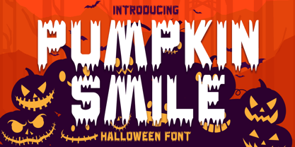 Pumpkin Smile Font Poster 1