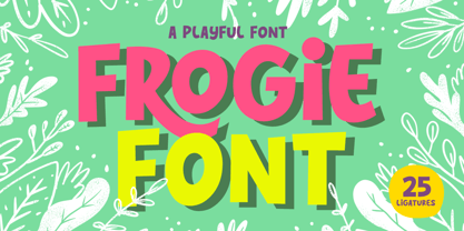 Frogie Font Poster 1