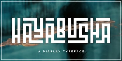 Hayabusha Font Poster 1