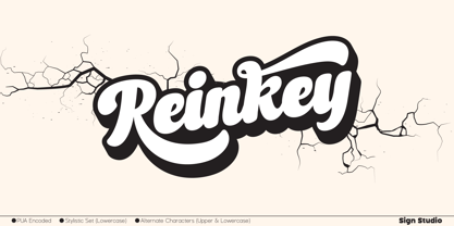 Reinkey Font Poster 1