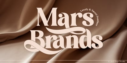 Mars Brands Font Poster 1