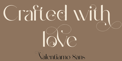 Valentiamo Sans Font Poster 12