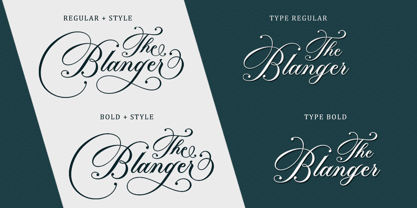 The Blanger Font Poster 3