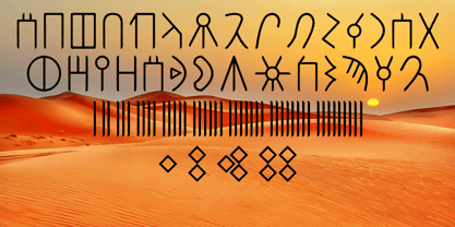Ongunkan Northern Arabian Scrip Font Poster 1