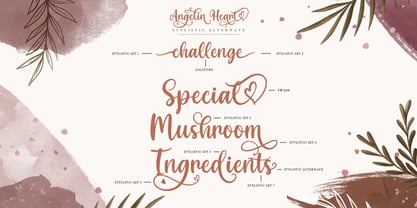 Angelin Heart Font Poster 9