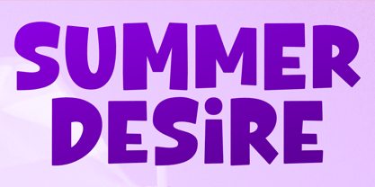 Summer Desire Font Poster 1