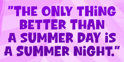 Summer Desire Font Poster 2