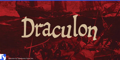 Draculon Font Poster 1