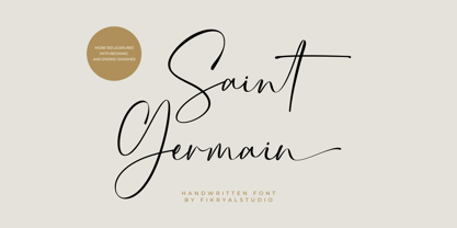 Saint Germain Font Poster 1