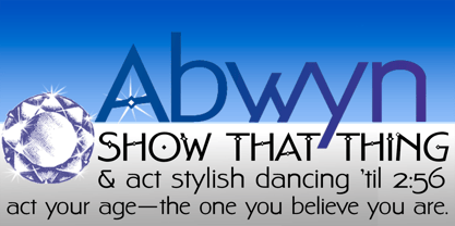 Abwyn Font Poster 1