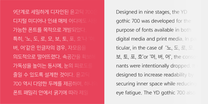 Yoon Gothic 700 Font Poster 5