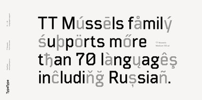 TT Mussels Font Poster 8