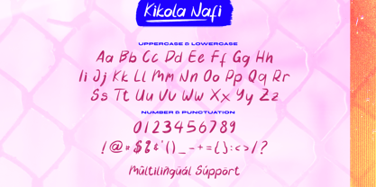 Kikola Nafi Font Poster 6