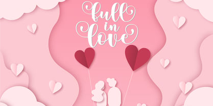 Love Angel Font Poster 8
