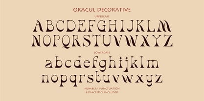 Oracul Decorative Font Poster 4
