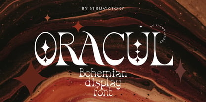 Oracul Decorative Font Poster 1