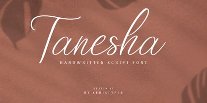 Tanesha Font Poster 1