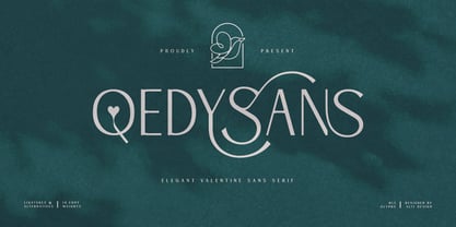 Qedysans Font Poster 1