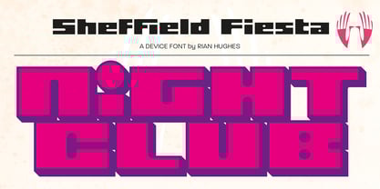 Sheffield Fiesta Font Poster 3