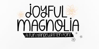 Joyful Magnolia Fuente Póster 1