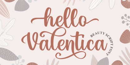 Hello Valentica Font Poster 1